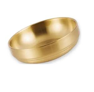 Bol décoratif rond en laiton massif, style antique, pour fruits et chocolats, avec support, élégant, pour la cuisine, très demandé. - Product Image 2