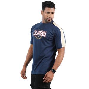 Venta al por mayor 100% algodón de primera calidad 180 GSM camisetas para hombres logotipo personalizado etiquetas de talla grande transpirable hecho Bangladesh - Product Image 4