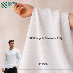 Tela de punto de lana de mar 100% reciclada, tejido de punto sencillo para camisetas y ropa deportiva sostenible_RCO-CK0049 - Product Image 3