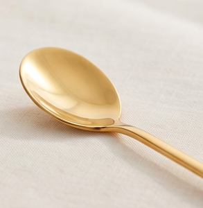 Ensemble de couverts en acier inoxydable doré de qualité supérieure pour une décoration de table élégante, cafés et restaurants - Product Image 2