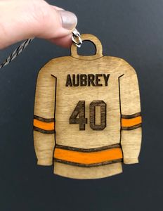 Customizable Handmade Hanging Wooden Ornament for <b>Gifting</b> and Holiday <b>Memories</b> - Product Image 1
