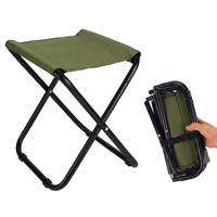 Tabouret pliant d'extérieur ultra-léger pour camping, pêche, voyage, file d'attente au train