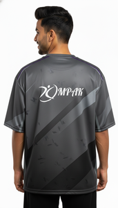 เสื้อยืดโอเวอร์ไซส์สไตล์สตรีทแฟชั่นสำหรับผู้ชาย ลายพิมพ์แบบซับลิเมชั่น เสื้อผ้าลำลอง - Product Image 4