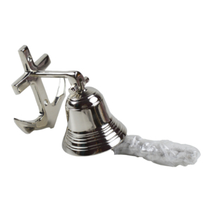 Clochettes en laiton avec poignée entièrement métallique, finition plaquée or, décoration de Noël, clochettes de prière, clochettes religieuses traditionnelles - Product Image 4