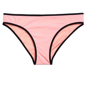 Culottes en coton pour femmes OEM, lingerie sexy, culottes taille moyenne en coton pour femmes, motif rose - Product Image 1