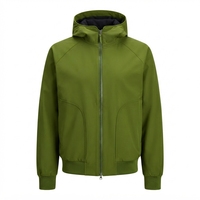 Blouson Bomber Raglan Tissé Imperméable et Coupe-Vent Respirant pour Homme avec Logo Personnalisé, 300g, Vente en Gros OEM