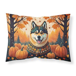 ปลอกหมอนมาตรฐาน Akita สำหรับฤดูใบไม้ร่วงน้ำหนักเบานุ่มพิเศษดูแลง่ายสำหรับตกแต่งปลอกหมอนอิงงานศิลปะ - Product Image 1