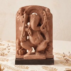 Escultura del Dios Ganesha del Siglo X, Arte del Templo Indio Antiguo, Diosa Elefante, Réplica de Estatua de Museo, Venta al por Mayor - Product Image 6