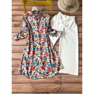 DISEÑADOR DE IMPRESIÓN DIGITAL TRABAJA KURTI CON PALAZZO MULTI - Product Image 1