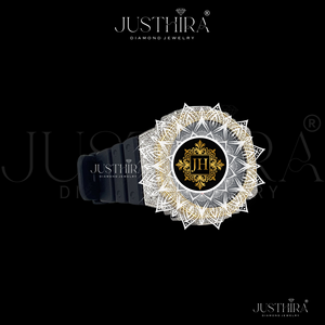 Montre G-Sh0ck de luxe de haute qualité à deux tons avec un grand cadran serti de diamants, mouvement à quartz avec diamants Moissanite VVS, résistance à l'eau 3BAR, unisexe - Product Image 3