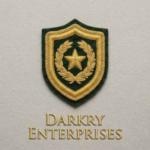 Handmade Gold Bullion Wire Embroidered Crown Wreath Patch <b>Maroon</b> Velvet Circular Insignia Bespoke Custom Service for Uniforms - Product Image 1