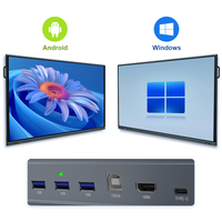 CE FCC Sertifikalı İnteraktif Düz Ekranlar, Windows İşletim Sistemli, Opsiyonel Mobil Standlı, Okul İçin Dijital Dokunmatik Öğretim Tahtası