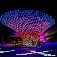Écran LED flexible transparent en maille pour fenêtre, rideau, verre, téléviseur, panneaux LED, affichage en maille, extérieur aux Philippines