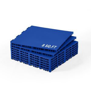 Piastrelle Versatili Incastrabili per Pista da Ballo Dryland 12 X 12, 8 Pezzi, Tappetino per Allenamento Hockey per Sport Indoor e Allenamenti Multipli - Product Image 1