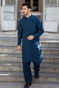 Nouvelle collection de kurtas et shalwar décontractés pour hommes, design pakistanais 2026, grandes tailles, respirant, coton/polyester - Product Image 2