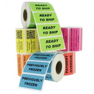 High Quality Offset Printed Paper <b>Label</b> Roll for Retail <b>Packaging</b> Barcode Stickers and Product Identification - Product Image 1