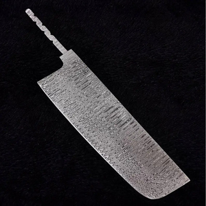 Couteau de Chef Personnalisé Fait Main Burraq, Lame en Acier Damas de 4-5,9 pouces, Épaisseur 3,0 mm, Étui en Cuir Moderne - Product Image 6
