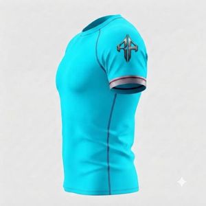 Nueva Camiseta Deportiva RIVIAN ATLANTIC de Manga Corta con Estampado por Sublimación, Cuello Redondo, Secado Rápido, Transpirable, Material de Spandex/Poliéster - Product Image 5