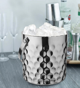 Cubo de Hielo de Acero Inoxidable con Pinzas - Cubo de Hielo de 1500 ml para Bar y Hogar, Cubo de Hielo Premium, Accesorios de Bar para el Hogar, Plateado, 1.5 L - Product Image 4