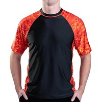 Maillot de bain Rashguard à manches courtes pour homme, respirant, séchage rapide, idéal pour le fitness et le surf, avec design et impression de logo personnalisés – Meilleures ventes