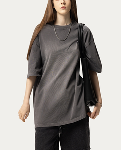 Camiseta Casual de Verano para Hombre ZSPL American High Street, Manga Corta, 300 Gramos, 100% Algodón, Color Sólido, Antiencogimiento, Cuello Redondo - Product Image 6