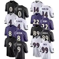 2025 Baltimore Men's Women's American <b>Football</b> Jerseys Sportswear Embossed Shirts Sewn Logo Customizable Plus Size Short Summer - Product Image 6