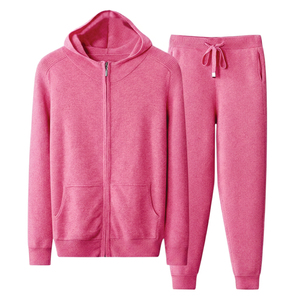 Survêtements décontractés en polyester/coton personnalisés, coupe-vent respirant effet délavé, ensemble jogging homme color block, design 2-en-1, veste zippée - Product Image 2