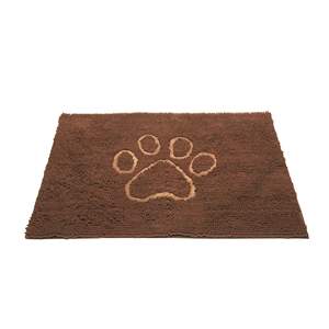 Tapis de porte Dirty Dog Small Mocha Brown 23\" X 16\" X 2\" Accessoire de nettoyage et de bain pour animaux de compagnie - Product Image 3