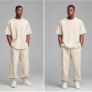 <b>Drop</b> Shoulder Washed Sweatshirts Men's Jogger <b>Acid</b> Wash Baggy Sweatsuits Men Street Fashion Wash Sweatsuit Tracksuit Mens - Product Image 3