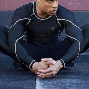 Camiseta de Manga Larga para Hombre, Diseño Ligero y Ecológico, Transpirable y de Secado Rápido, en Spandex/Poliéster, Alta Calidad, para JUJITSU - Product Image 4