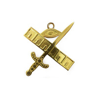 Insignes Maçonniques en Cuir de Qualité Supérieure Rite Français, Bijoux d'Officier Francs, Légers, Personnalisables (Couleur, Logo, Étoile Provinciale)