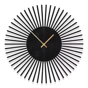 Latest Design Round Metal <b>Wall</b> <b>Clock</b> Analog Quartz Silent Design Minimalist Style Living Room <b>Decoration</b> Use Metal <b>Wall</b> <b>Clock</b> - Product Image 3