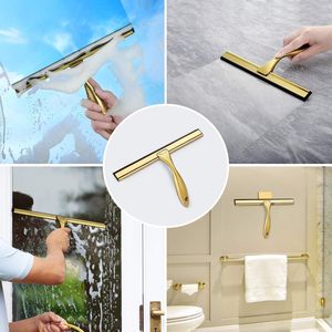 Tergivetro Multiuso da 12 Pollici per Porte Doccia, Finestre del Bagno e Vetri Auto - Acciaio Inossidabile e Ottone - Product Image 3