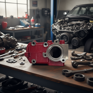 Carcasa de Salida de Agua del Motor para Sistema de Refrigeración Automotriz, Pieza de Refrigeración e Intercambio de Calor - Product Image 3