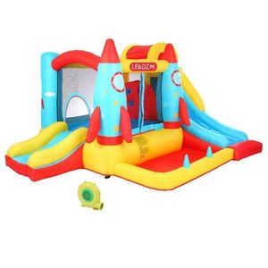Grande Castello Gonfiabile in Tessuto Oxford 420D con Scivolo a Razzo e Ventilatore N001 - Product Image 2