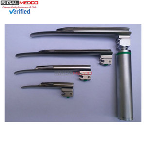 Juego de Laringoscopios Ópticos Miller Macintosh Manuales de Acero Inoxidable Alemán, Instrumentos ORL Quirúrgicos Premium para Manejo de las Vías Respiratorias - Product Image 5