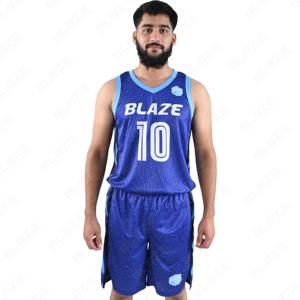 Blaze Fight Wear Basketball Uniforme Unisexe Adulte Haute Qualité Laker Basketball Uniforme Personnalisable Respirant Laker Basketball - Product Image 1