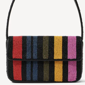 Bolso de Hombro de Cristal con Cuentas Hecho a Mano MS, Regalo de Boda, Cartera de Mano, Bolso Artesanal Moderno y Colorido, Color Personalizable - Product Image 1