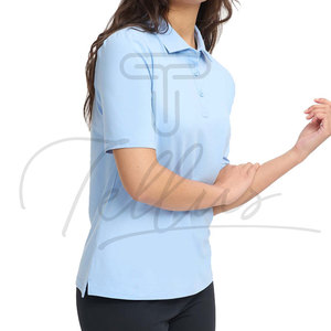 Chemises pour femmes décontractées respirantes de haute qualité, dernier design, manches courtes, 100% coton, personnalisables, faible MOQ - Product Image 5