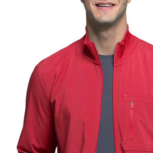 Chaqueta de Uniforme Médico Personalizada en Oferta, Transpirable, Color Rojo, Uniformes de Enfermería para Hombre, Uniformes Quirúrgicos de Spandex para Hospital - Product Image 6