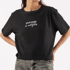 New Stylish Beat Arrival Comfortable Good Supplier High Quality Best Service High Quality Street Wear Printed Women Crop Top - Product Image 1