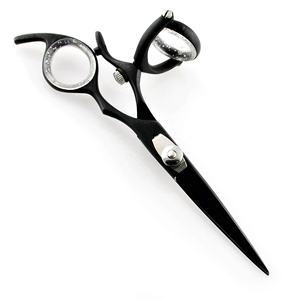 Ciseaux de barbier professionnels à poignée pivotante en acier inoxydable, lame tranchante, pour fournitures de salon de coiffure, qualité A+ - Product Image 3