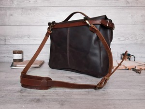 Sac messager en cuir professionnel le plus vendu pour cadres, porte-documents pour ordinateur portable, idéal pour les réunions de bureau et les voyages, disponible à bon prix - Product Image 5