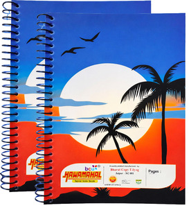 Cuaderno Espiral HAWAMAHAL A4, 400 Páginas, 60 GSM, Cuaderno de Ejercicios Resistente para Aula, Oficina y Estudio - Product Image 1