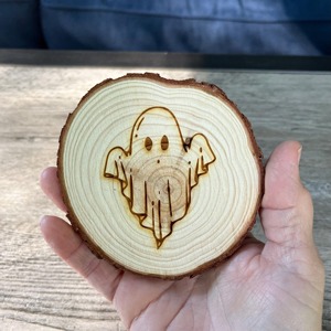 Spooky Halloween Wooden <b>Drink</b> <b>Coasters</b> Suitable For Party Decor Table Protection And Fun Festive Gift Set Handcrafted From India - Product Image 6