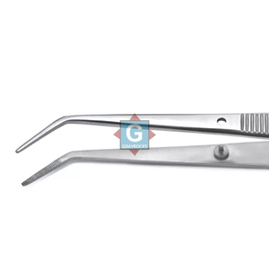 Pince chirurgicale manuelle en acier inoxydable pour coton et pansements, modèle London College - Product Image 3