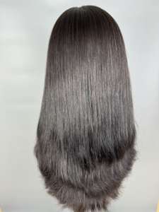 Vente en gros de cheveux vierges Remy de qualité vietnamienne perruque Lace Front avec des cheveux humains droits en os - Product Image 5