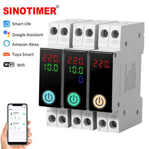 Disjoncteur intelligent WPS101/102/103 avec <span class=keywords><strong>compteur</strong></span> <span class=keywords><strong>d</strong></span>'énergie WiFi et protection 63A 1P, surveillance en temps réel de la tension, du courant et de la puissance - Product Image 1