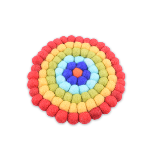 Sous-verres en feutre multicolores, tapis et coussinets élégants pour la protection des plans de travail - Product Image 1