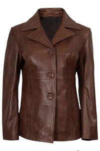 HIGH QUALITY PREMIUM LEATHER <b>JACKET</b> FOR <b>WOMEN</b> VERY CLASSY AND COOL - Product Image 2